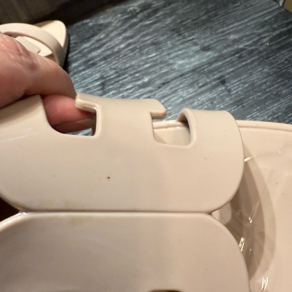 Sam Edelman Bay Jelly Double E Signature Logo Slide Sandals Rose Dust Sz 10 - Picture 6 of 10